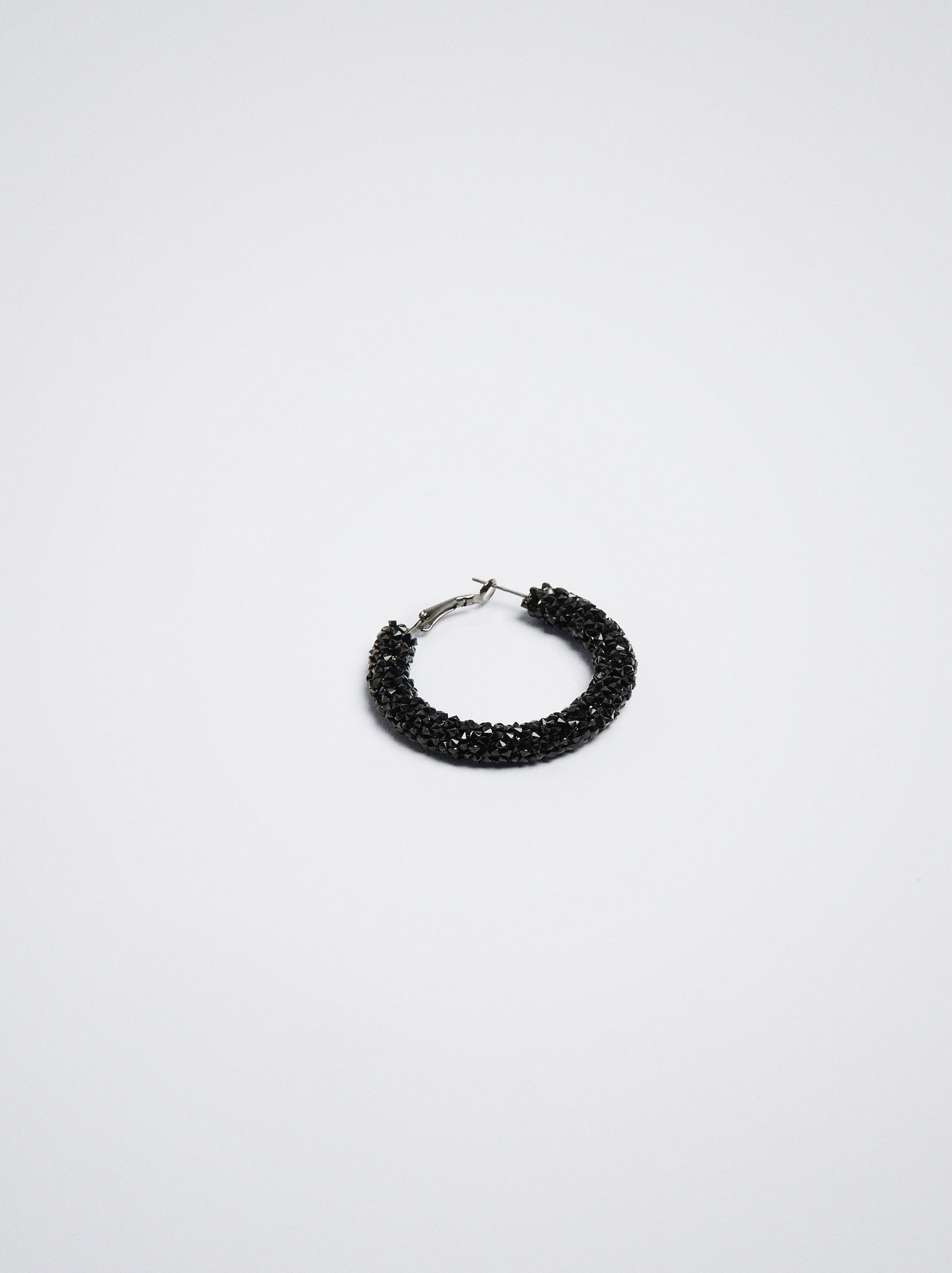 Amazon.com: Boderier Rhinestone Hoop Earrings for Women Black Crystal  Glitter Hoop Earrings Ear Drop Dangles (Black): Clothing, Shoes & Jewelry